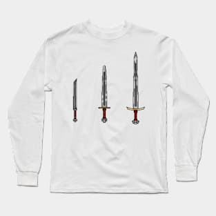 Pixel Swords Long Sleeve T-Shirt